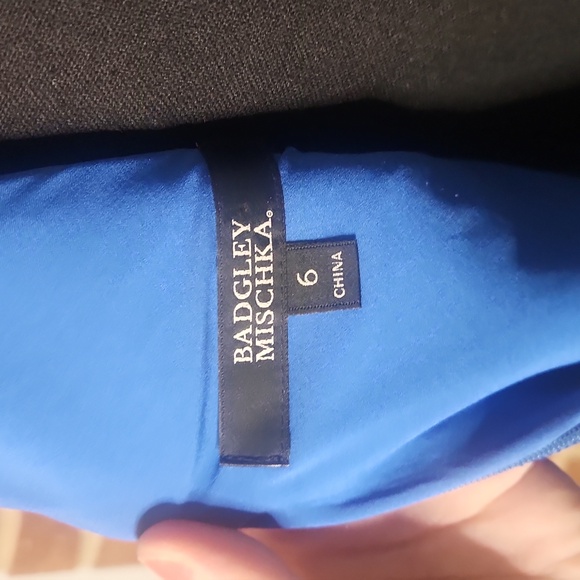 Badgley Mischka halter dress, size 6 - Picture 5 of 7